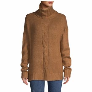 NWT Lord & Taylor Cable-Knit Turtleneck Sweater